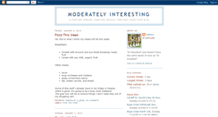 Desktop Screenshot of moderatelyinteresting.blogspot.com