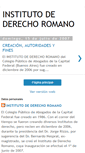 Mobile Screenshot of institutodederechoromano.blogspot.com