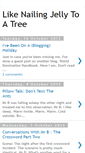 Mobile Screenshot of likenailingjellytoatree.blogspot.com