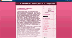 Desktop Screenshot of elpartyesunamierda.blogspot.com