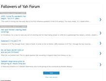 Tablet Screenshot of followersofyahforum.blogspot.com