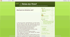 Desktop Screenshot of deixemeviver.blogspot.com