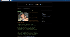 Desktop Screenshot of frases-historicas.blogspot.com