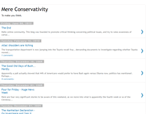 Tablet Screenshot of mereconservativity.blogspot.com