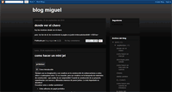 Desktop Screenshot of bblogmiguel.blogspot.com
