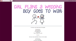 Desktop Screenshot of girlplansawedding.blogspot.com