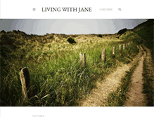 Tablet Screenshot of livingwithjane.blogspot.com