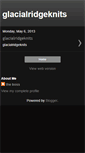 Mobile Screenshot of glacialridgeknits.blogspot.com