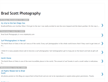 Tablet Screenshot of bradscottphotography.blogspot.com