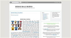 Desktop Screenshot of bisnisbajumurah.blogspot.com