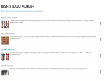 Tablet Screenshot of bisnisbajumurah.blogspot.com