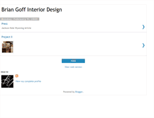 Tablet Screenshot of briangoffinteriordesign.blogspot.com