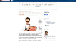 Desktop Screenshot of davidsaidsfreemarketinghelp.blogspot.com