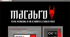 Desktop Screenshot of festivalmacabro.blogspot.com