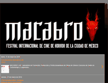Tablet Screenshot of festivalmacabro.blogspot.com