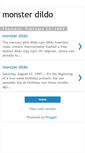 Mobile Screenshot of monster-dildo.blogspot.com