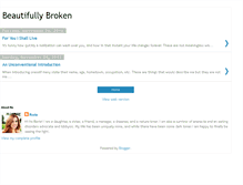 Tablet Screenshot of imbeautifullybroken.blogspot.com