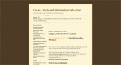 Desktop Screenshot of cacao-authority-site.blogspot.com