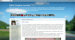 Desktop Screenshot of ellescreativejourney.blogspot.com