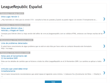 Tablet Screenshot of leaguerepublic-espanol.blogspot.com