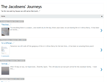 Tablet Screenshot of jacobsenjourneys.blogspot.com