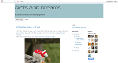 Desktop Screenshot of giftsanddreams.blogspot.com