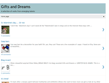 Tablet Screenshot of giftsanddreams.blogspot.com
