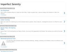 Tablet Screenshot of imperfectserenity.blogspot.com