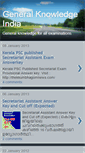 Mobile Screenshot of generalknowledgeindia.blogspot.com