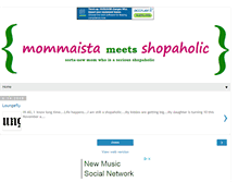 Tablet Screenshot of mommaistameetsshopaholic.blogspot.com