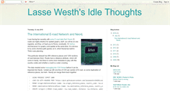 Desktop Screenshot of lassewesth.blogspot.com