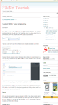 Mobile Screenshot of filenettutorials.blogspot.com