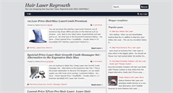 Desktop Screenshot of hairlaserregrowthonsale.blogspot.com