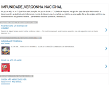 Tablet Screenshot of impunidadevergonhanacional.blogspot.com