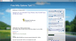 Desktop Screenshot of niftyoptionstips.blogspot.com