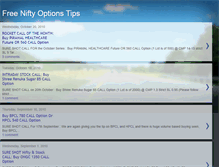 Tablet Screenshot of niftyoptionstips.blogspot.com