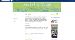 Desktop Screenshot of craftingbliss.blogspot.com