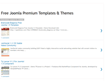Tablet Screenshot of premiumjoomlatemplates.blogspot.com