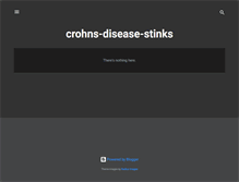 Tablet Screenshot of crohns-disease-stinks.blogspot.com