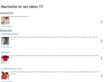 Tablet Screenshot of marmotte-idees.blogspot.com