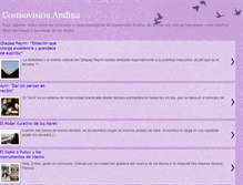 Tablet Screenshot of cosmovisionandinaperu.blogspot.com