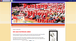 Desktop Screenshot of melayupantangundur.blogspot.com