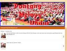 Tablet Screenshot of melayupantangundur.blogspot.com