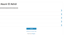 Tablet Screenshot of mounirelmehdi.blogspot.com