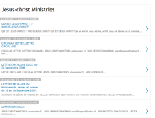 Tablet Screenshot of jesus-christ-ministries.blogspot.com