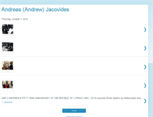 Tablet Screenshot of andreasjacovides.blogspot.com