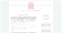 Desktop Screenshot of cometoourwindow.blogspot.com