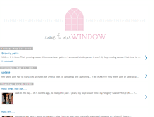 Tablet Screenshot of cometoourwindow.blogspot.com