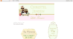 Desktop Screenshot of christeljensen.blogspot.com