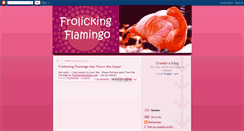 Desktop Screenshot of frolickingflamingo.blogspot.com